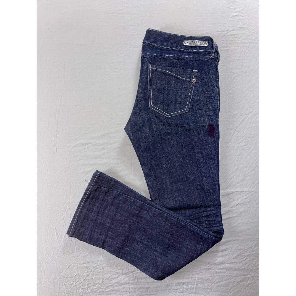 Express Zelda Fit Slim Ultra Low Rise Stretch Denim Jeans. Women's 8R, Read.